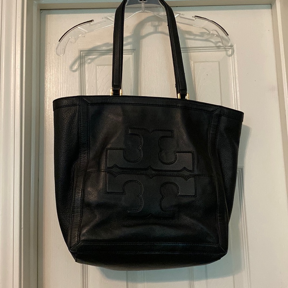 Large Pebbled Leather Tory Burch Tote